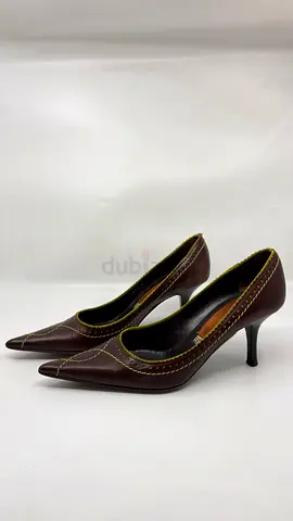Gianfranco Ferré Brown Leather Pumps Size 38