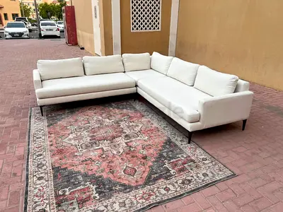 Excellent condition West elm Corner sofa