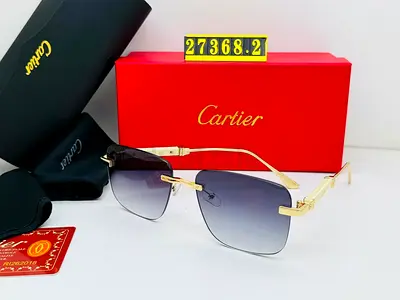Cartier framless clean glasses with box
