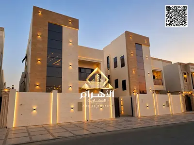Villa in Ajman | Al Helio 2 area | 5 bedrooms, majlis, 2 halls and roof | Freehold | Price includes