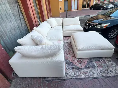 Stylish Modren Marina Home Luscious Modular Living room Sofa with footstool