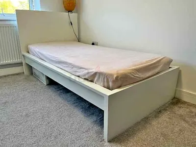 Ikea Malm Single Bed Frame with Mattress