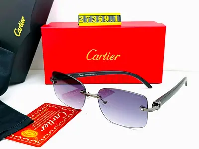 Cartier framless clean glasses with box