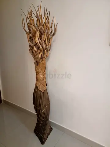 Premium 1.5m Natural Curly Palm Floor Decor – Elegant Home Accent