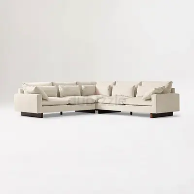 West elm harmony feather 🪶 filled Corner Sofa