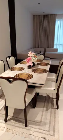 طاولة طعام إيطاليا مع رخام بلد الصنع إيطاليا