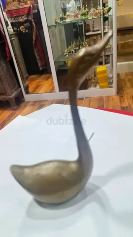 Brass Swan Figurine -14cm height