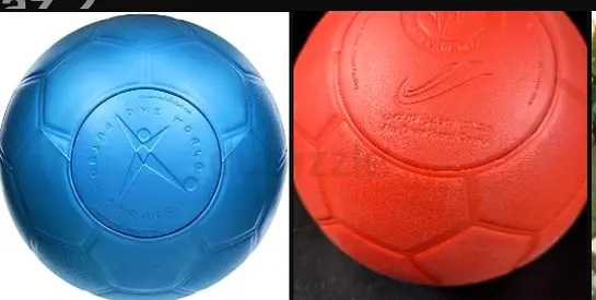 One World Futbol Ultra Durable Footballs - Blue and Orange