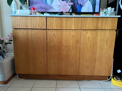 Solid Wood Sideboard / TV Console with Drawers