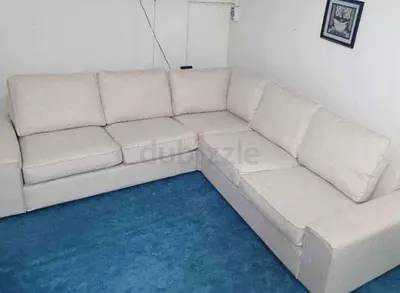 Excellent condition IKEA Kivik L Shape sofa beige