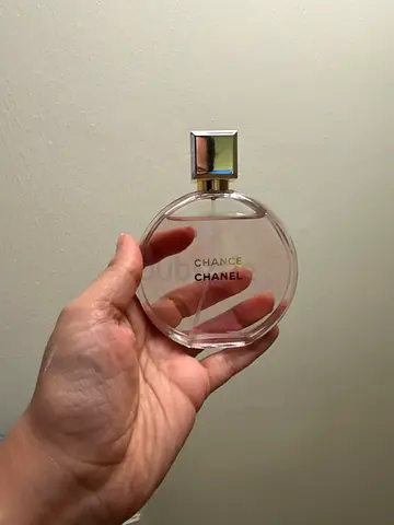 Chanel Chance Eau Tendre perfume bottle (used) - 100ml