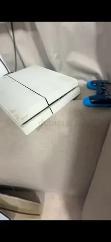 PS4 console with original controller (white edition)