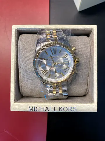 Michael Kors Women's Quartz Watch, Chronograph Display and Stainless Steel Strap MK5955 - WITH BOX