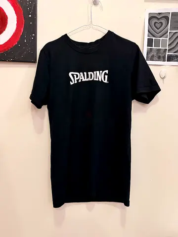 Black Spalding tee