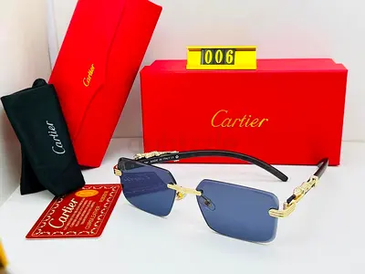 Cartier framless clean glasses with box