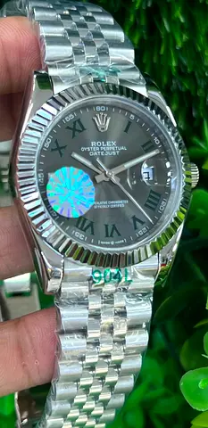 ROLEX DATEADJUST  WEMBELDON AUTOMATIC SAPPHIRE GLASS