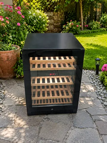 Vestforst latest model dual zone temperature Wine Fridge 45 Bottles