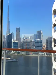 Canal & Burj Khalifa View | Studio Apartment | Millennium Binghatti Residences