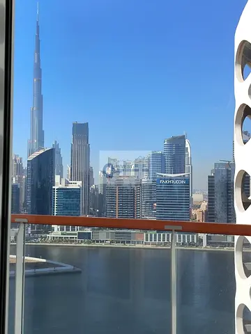 Canal & Burj Khalifa View | Studio Apartment | Millennium Binghatti Residences