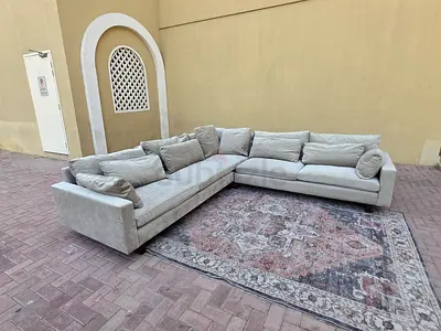 west elm harmony corner sofa feather filled comfortable