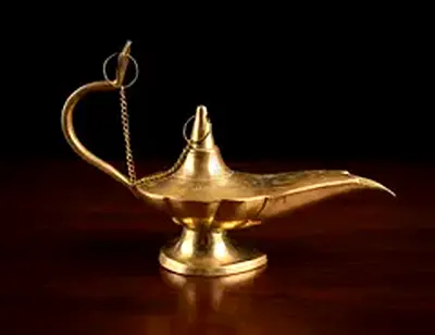 Brass Decorative Lamp -16cm length