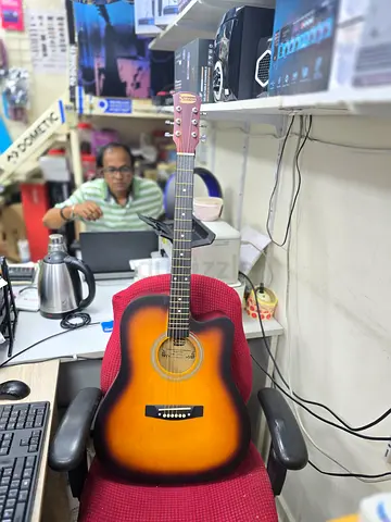 Brand new 41 inch sunburst acoustic guitar