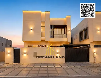 فيلا خلف حديقة الياسمين مباشرة | طابقان وروف | 5 غرف نوم ماستر | شامل رسوم التسجيل والكهرباء والمياه والمكيفات | جاهزة للسكن
