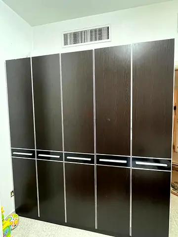 Bed with wardrobe for urgent sale