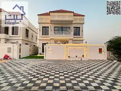For rent: Classic villa, Al Helio 2 Ajman, first occupancy (two floors and a roof) at a good price i