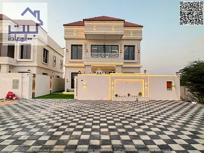 For rent: Classic villa, Al Helio 2 Ajman, first occupancy (two floors and a roof) at a good price