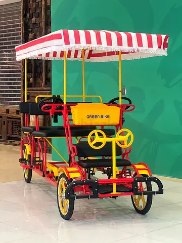 4 Seater Canopy Bike With 4 Tyres