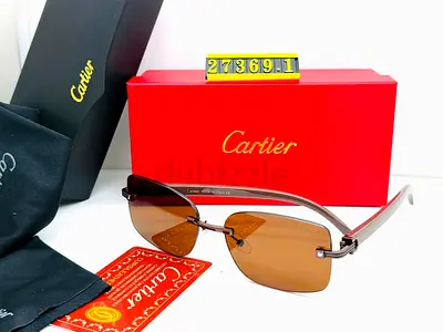 Cartier framless clean glasses with box