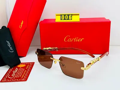 Cartier framless clean glasses with box