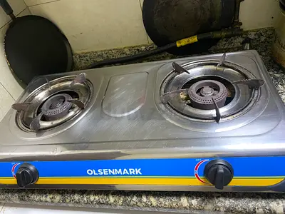 Olsenmark 2-Burner Stainless Steel Gas Stove - Used