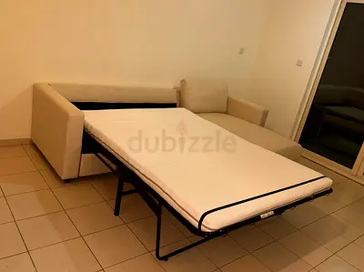 Perfect condition IKEA vimle l'shape sofa bed with storage beige
