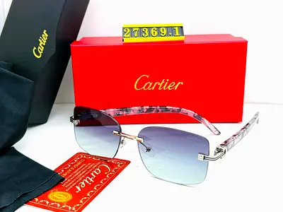 Cartier framless clean glasses with box