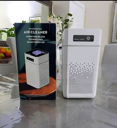 Portable Home Air Purifier - Compact HEPA Filter, White