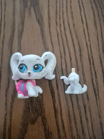 Littlest Pet Shop Mini Figure with removable head and extra body for customisation (2 pieces)