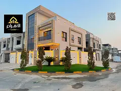 Luxury modern villa for sale | Corner villa on two streets | 6 master bedrooms | Private pool | Behi