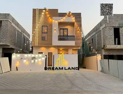 Villa for sale in Ajman | Al Helio 2 area | 3 bedrooms, majlis, hall, maid's room and storage | Freehold ownership for all nationalities | Price inclu