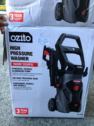 Ozito 1800W High Pressure Washer 2030 PSI - Almost New