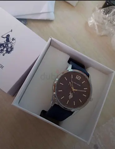 U.S Polo Ralph Lauren Men's Analog Watch with Blue Strap - Like New