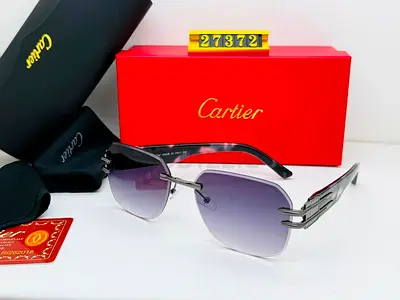 Cartier framless clean glasses with box