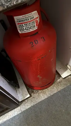 Used Red LPG Gas Cylinder - 20kg