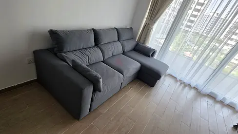 Almost brand new condition IKEA esklstuna lshape sofa bed