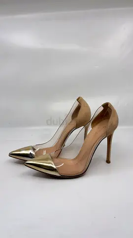 Gianvito Rossi Gold Heels Size 36.5