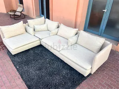 Perfect condition IKEA Sodhremn Corner L Shape Sofa Beige