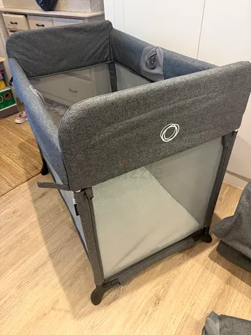 Gray Bugaboo stardust Travel Cot / Portable Baby Playpen