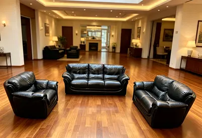 Sofa Leather 6 Seater