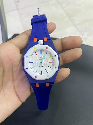 Ap x Swatch White multi colour Unique men's watch  - Limited Edition
